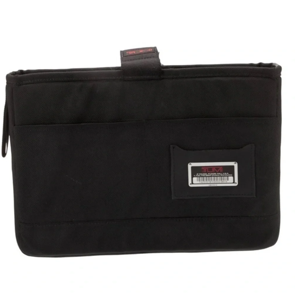Tumi Padded Laptop Sleeve Insert Bag Black EUC